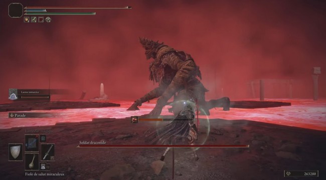 oldat Draconide Lac putréfié Elden Ring