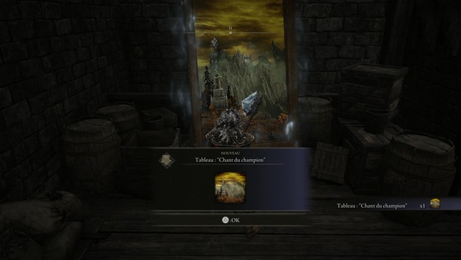 Tableau Chant du champion