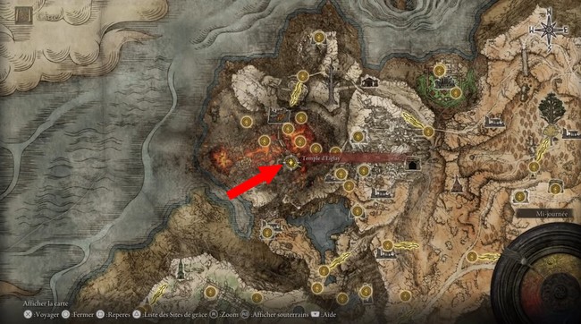 Temple d'Eiglay Elden Ring