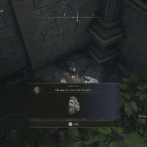 le Masque de pierre de Karolos dans Elde Ring