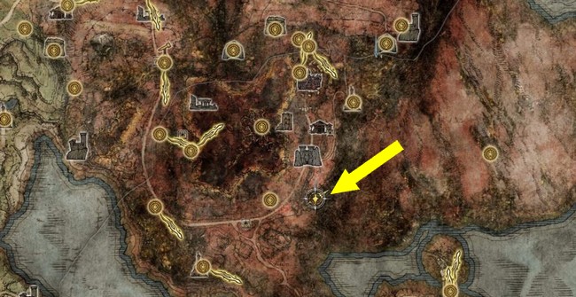 emplacement Aiguillon Funeste Elden Ring