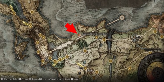 Emplacement Istvan le vieux chevalier Elden Ring