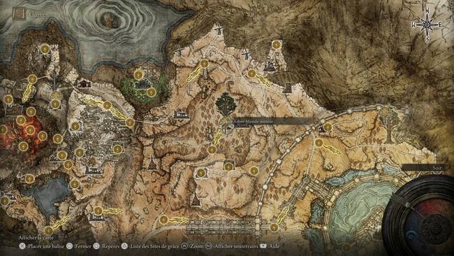 emplacement Larme de cristal pourpre fendue