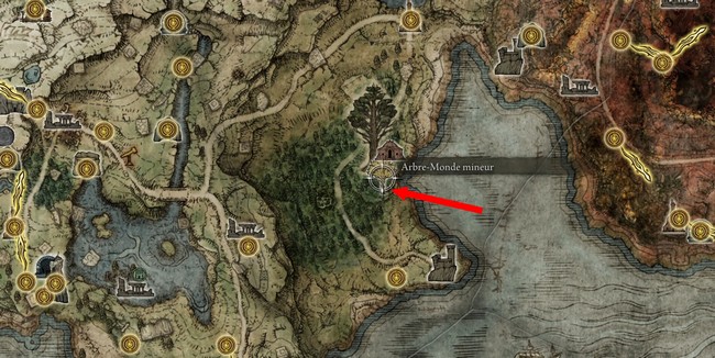 Larme de cristal verte fendue