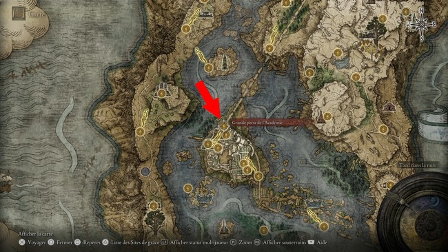 emplacement Yura en LiurniaElden Ring