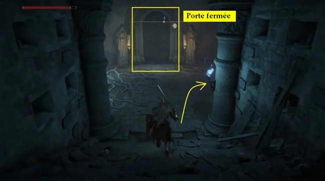 emplacment de la Faux Elden Ring