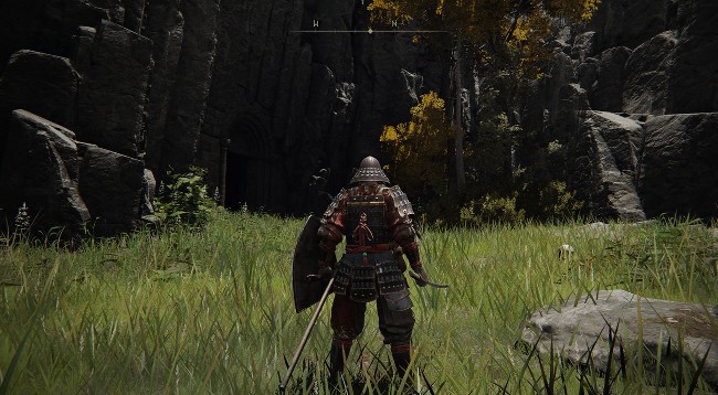 entrée des Catacombes au pied des falaises elden ring