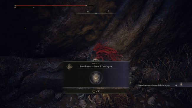 Bénédiction radieuse du baldaquin