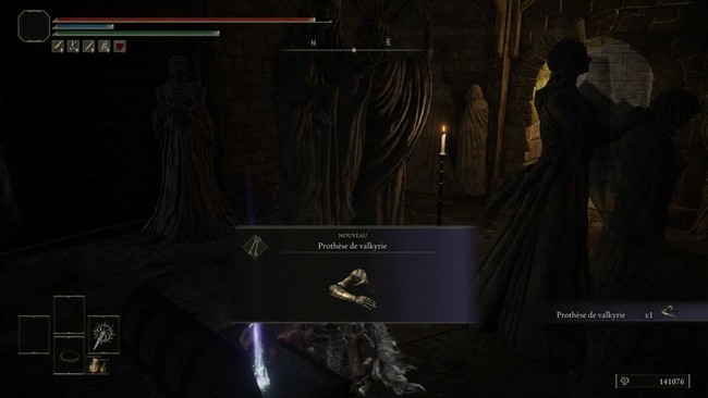 prothèse de Valkyrie elden ring