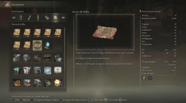 secret de sellia Elden Ring