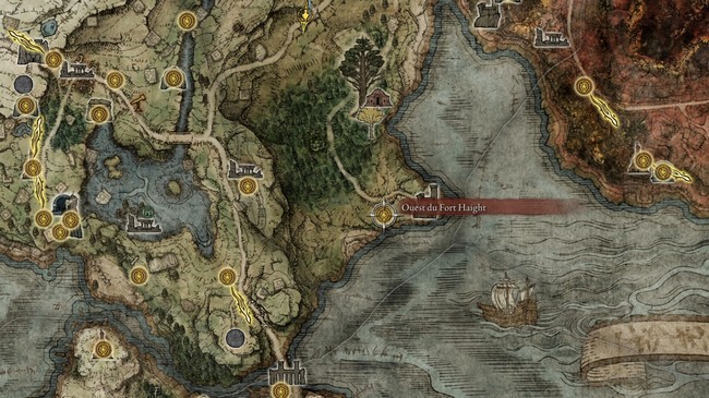 site de grâce ouest du Fort Haight elden ring
