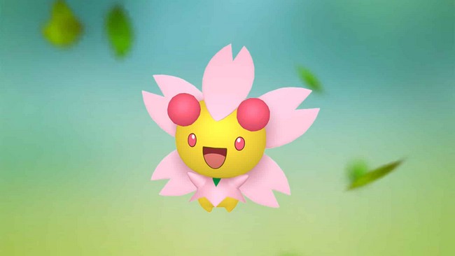 Ceriflor ensoleillé Shiny dans l’Heure de Pokémon Vedette de Pokémon GO Avril 2022