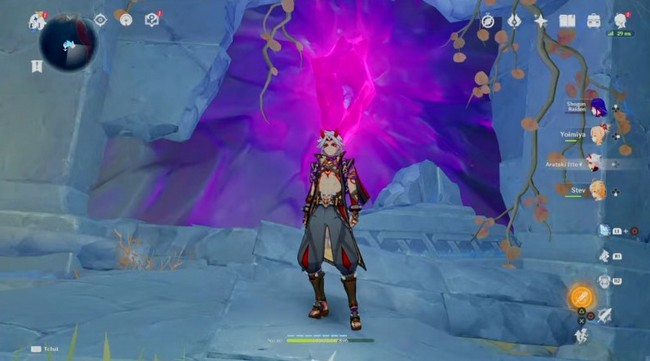 Comment enlever les mur violet dans le gouffre-genshin impact