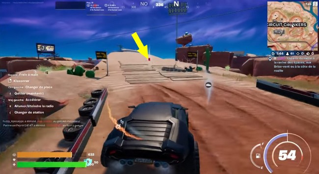 Emplacement Omnipuce 3 au circuit Chonkers