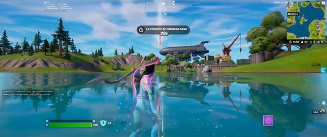 Emplacement de l’Omnipuce 3 à loot lake Fortnite