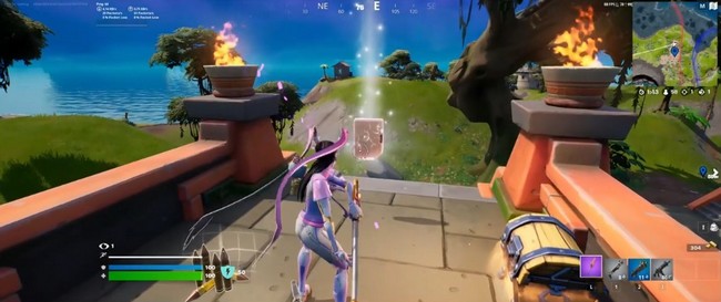 Emplacement de l’Omnipuce 2 au Temple Fortnite