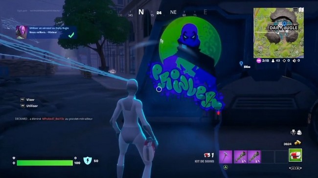 Graffiti du Rôdeur fortnite