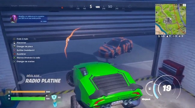 Modifier un véhicule et le conduire sur 500 m en une seule partie-1