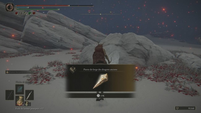 Pierre de forge des dragons anciens-Champs enneigés consacrés intérieurs