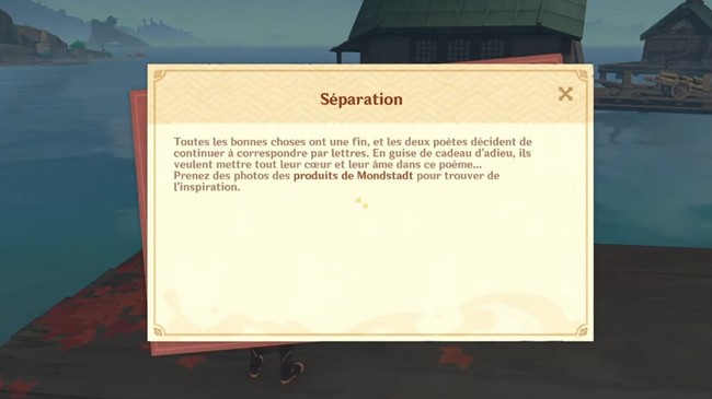 Poésie Irodori Partie 3 Genshin Impact