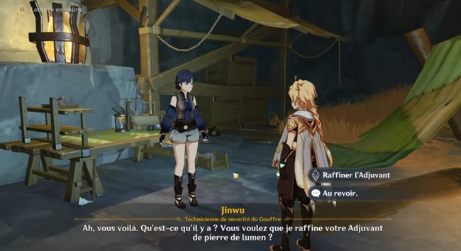 Raffiner l'adjuvant genshein impact