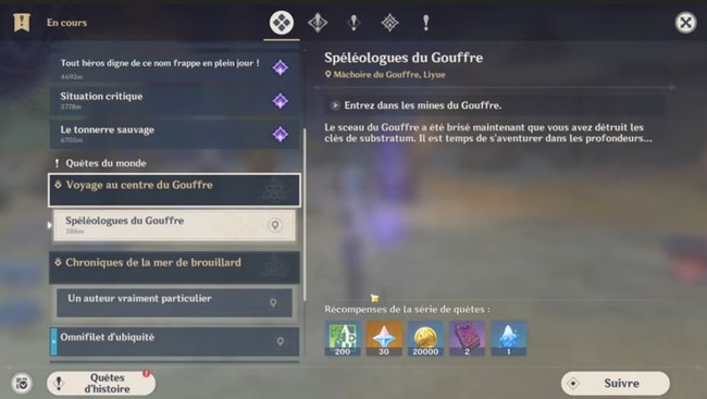 Spéléologues du Gouffre-genshin impact