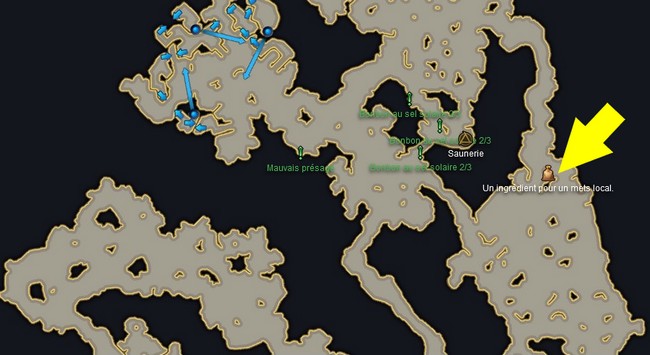 Un ingrédient pour un met local lost Ark