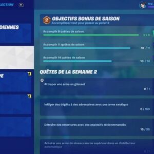 attraper une arme en glissant dans Fortnite