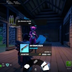 emplacement Six-coups d'élite-armes exotique