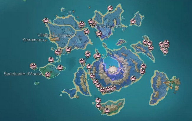 emplacement crabe rouge clair