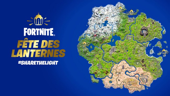 emplacement lanternes sur fortnite