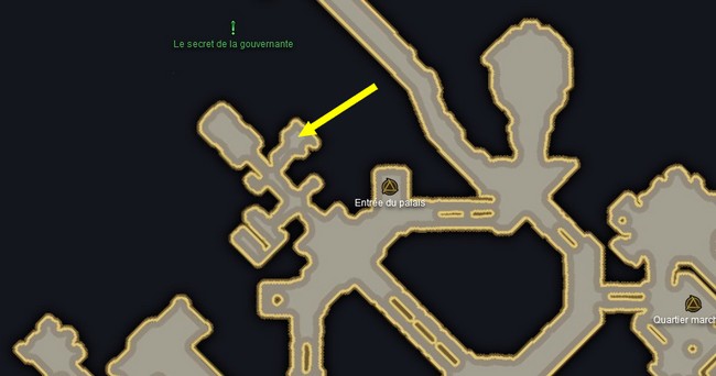 Emplacement le Secret de la gouvernante lost Ark