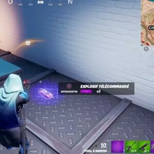 explosifs télécommandés fortnite