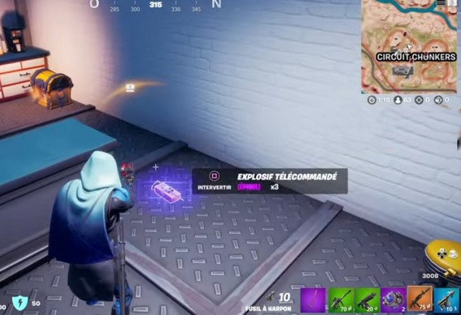 explosifs télécommandés fortnite