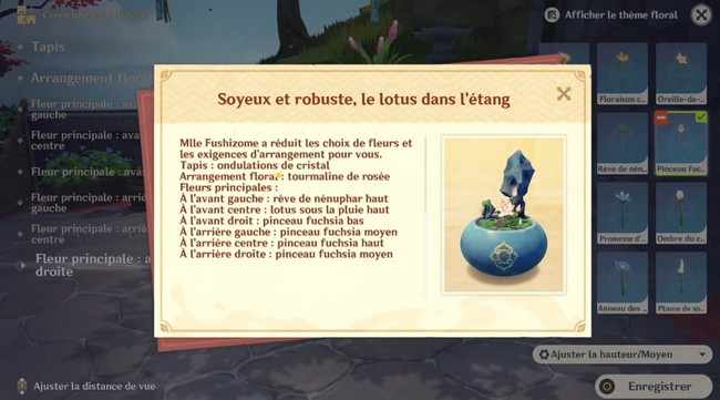 la cour fleurie 2- Soyeux et robuste, le lotus dans l'étang