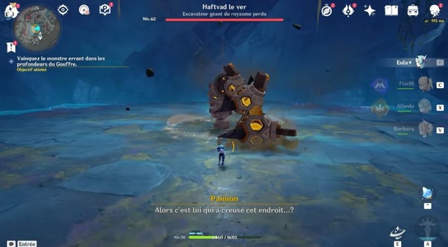 vaincre Haftvad le ver genshin impact