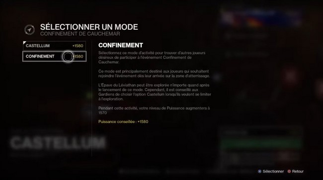 Comment lancer Confinement de Cauchemar dans Destiny 2