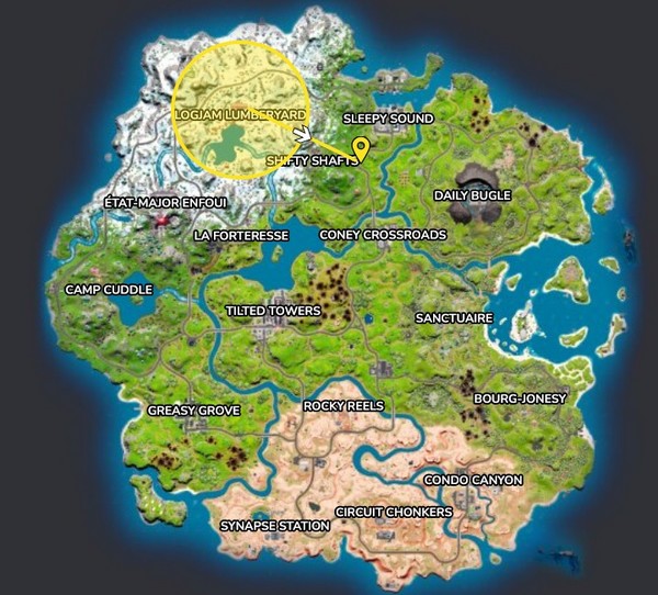 Conduire un véhicule depuis le Circuit Chonkers ou Logjam Lumberyard à un poste de contrôle des Stormtroopers