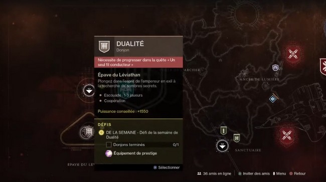 Destiny 2 - Donjon Dualité