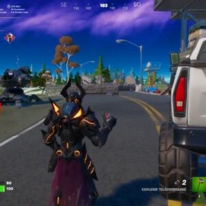 Détruire une tourelle avec des explosifs télécommandés Fortnite