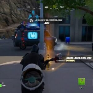 Emplacement Sabre laser Fortnite