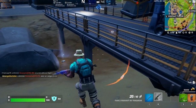 Emplacement de la Clé de contrôle de l'arme de l'apocalypse de l'Impacteur