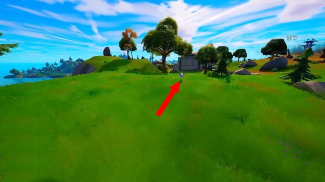 Emplacement jeton de Gain de niveau au sud ouest de Greasy Grove Fortnite Chapitre 3 Saison 2