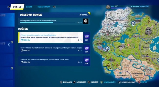 Emplacements des postes de contrôle des Stormtroopers dans Fortnite