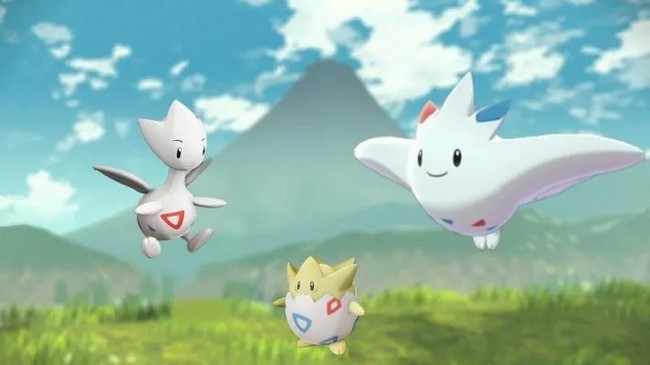 Faire évoluer Togepi en Togetic puis en Togekiss dans Légendes Pokémon : Arceus