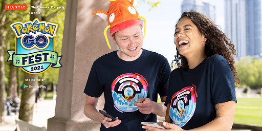 Le t-shirt officiel Pokémon Go Fest 2022