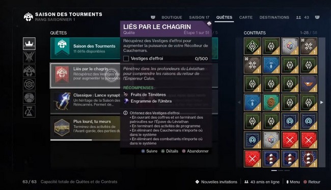 Récupérez des vestiges d'effroi pour augmentez la puissance de votre Récolteur de Cauchemars (500)