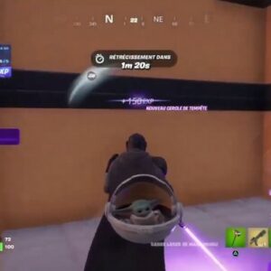 Survivre aux phases de la tempête en portant un sabre laser dans Fortnite