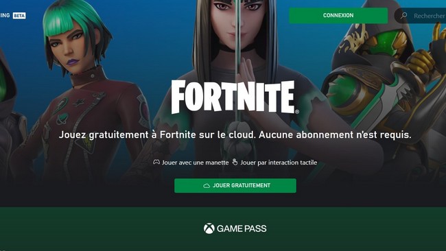 jouer gratuitement à fortnite sur le cloud