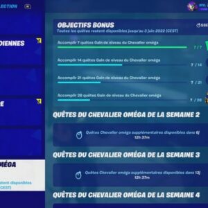 quêtes du chavalier oméga